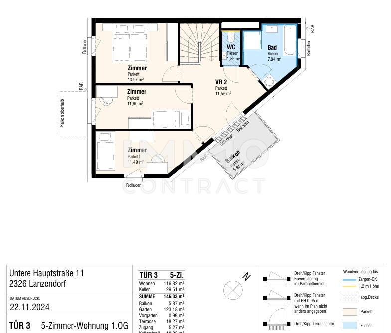 Das Lanzerl Neubauprojekt 
5 Zimmer Maissonette /  / 2326 Lanzendorf / Bild 7