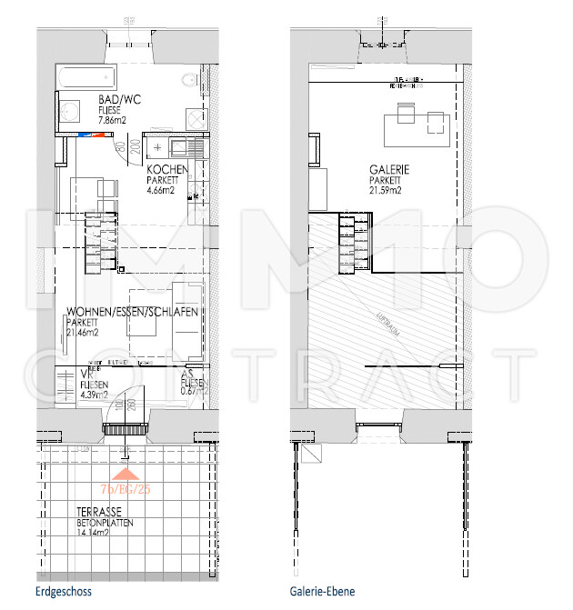 Loft mit großer Terrasse in der Zollamtstraße 7 - Top 25 zu vermieten / / 4020 Linz / Bild 4
