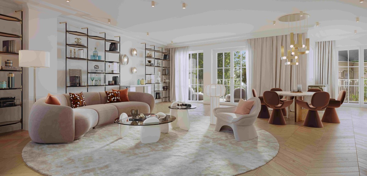 Luxurises Wohnerlebnis - Terrassen, Pool und Stil vereint: Palais & Villa - Ein Wohnjuwel der Extraklasse: /  / 1190 Wien / Bild 5