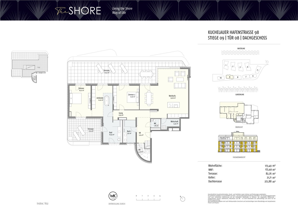 350m2 Terrasse! Winteraktion TOP HIT DIREKT AM WASSER /  / 1190 Wien, Döbling / Wien 19., Döbl / Bild 1