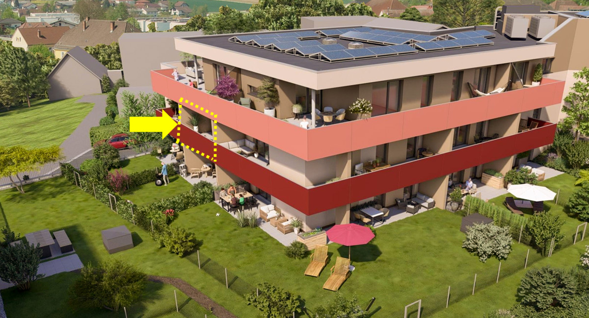 Kompakte Kleinwohnung mit schöner Loggia in den STADTTERRASSEN PEUERBACH - provisionsfrei!