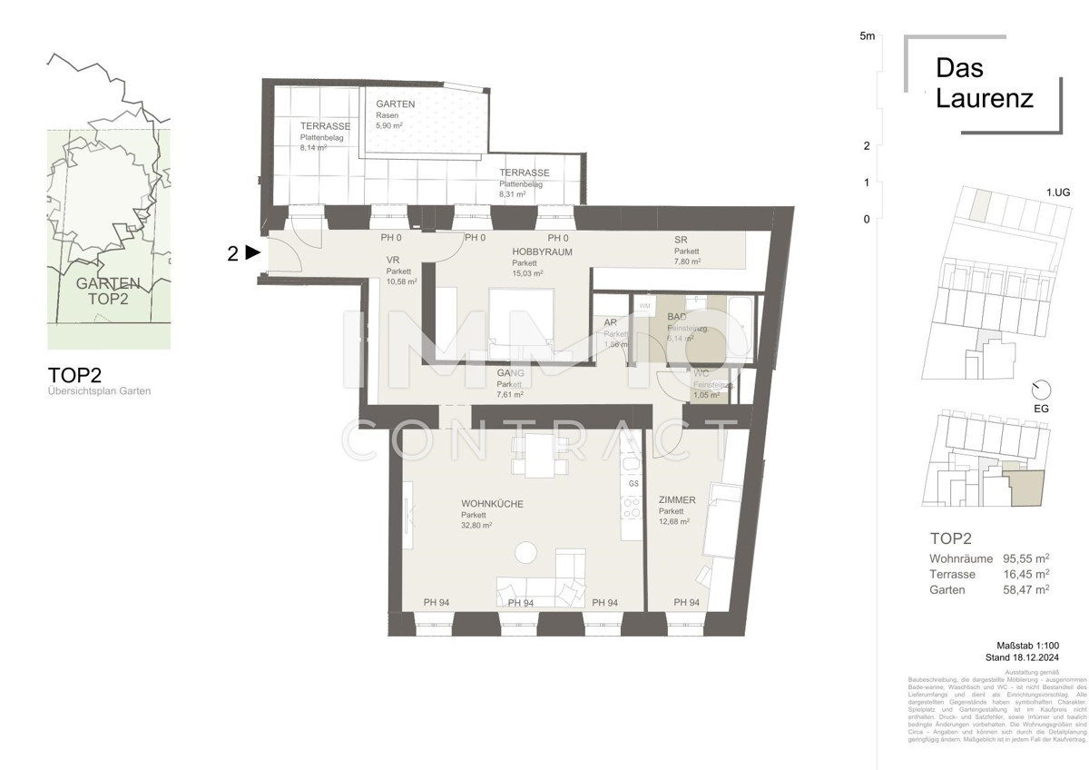 ANLEGERTRAUM KURZZEITVERMIETUNG WIDMUNG ! 3 Zimmerwohnung mit Garten - U3 - ERSTBEZUG n. Umbau /  / 1110 Wien / Bild 1