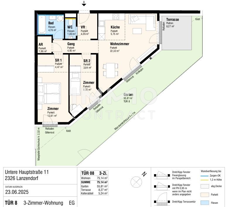 GARTENWOHNUNG / PROVISIONSFREI SCHLSSELFERTIG und
NUR einen Katzensprung von Wien /  / 2326 Lanzendorf / Bild 2