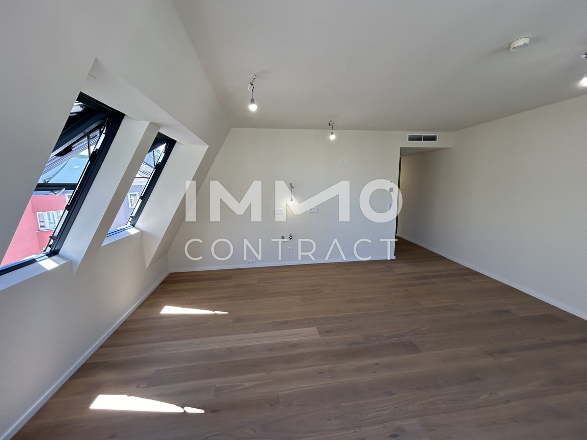 Lichtdurchflutete 2-Zimmer-Dachwohnung mit sonniger Loggia-ERSTBEZUG /  / 1040 Wien / Bild 5