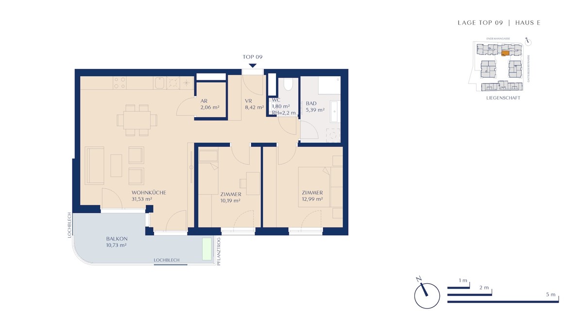 Provisionsfreier ERSTBEZUG in gr�ner Umgebung mit S�dwest Balkon! /  / 1230&nbsp;Wien / Bild 1