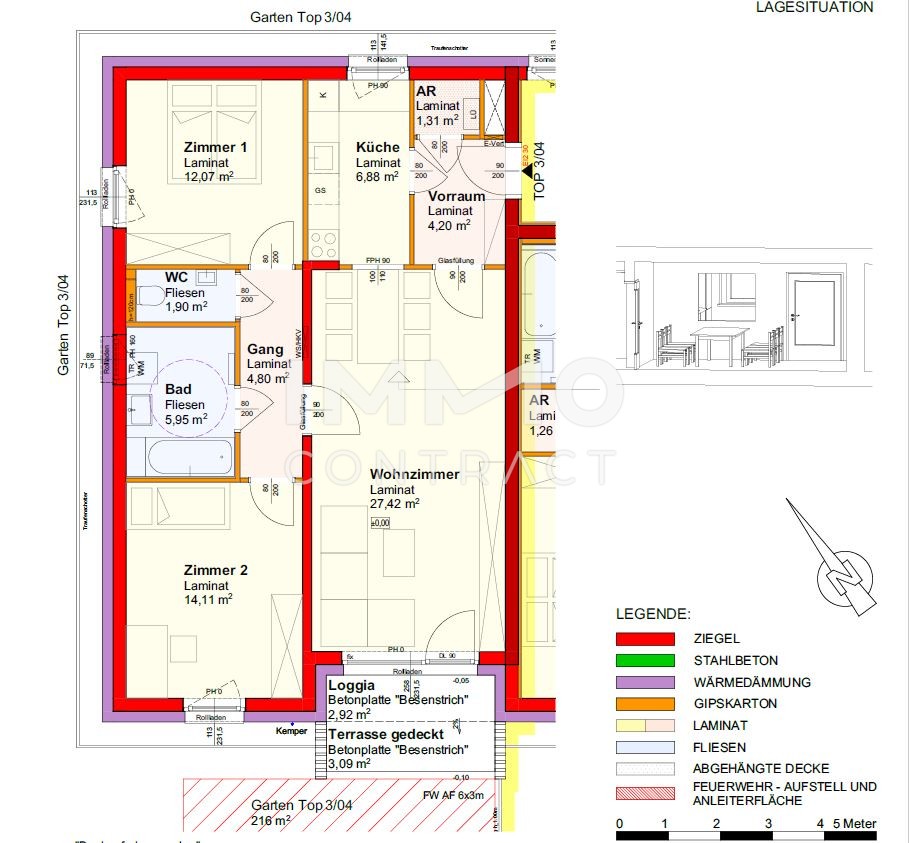 3 Zimmer mit 216m Garten!!! /  / 3141 Kapelln / Bild 7