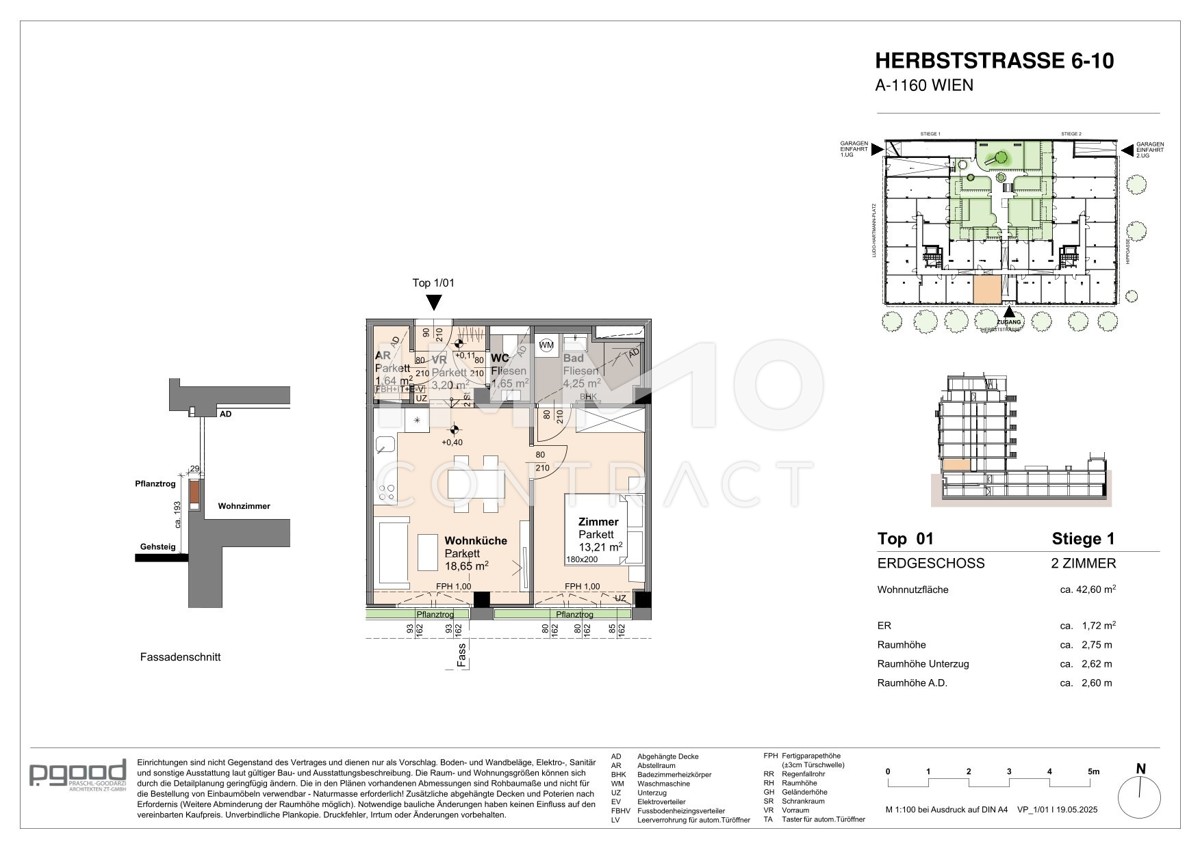WOHNEN AM PARK - Urban & Grn - Gut durchdachte 2 Zimmer Wohnung! /  / 1160 Wien / Bild 5