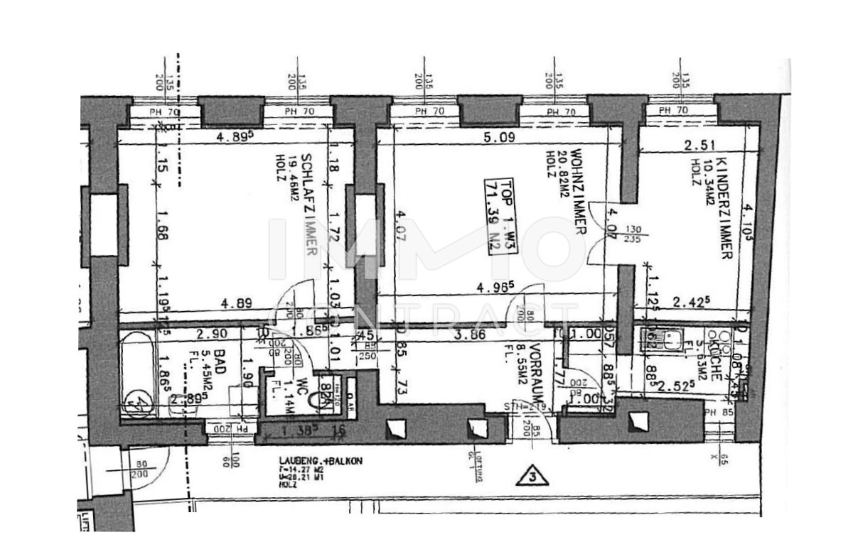 ALTBAU: 3 Zimmer Innenstadtwohnung - Sporgasse 29 - Top5/1 /  / 8010 Graz / Bild 3