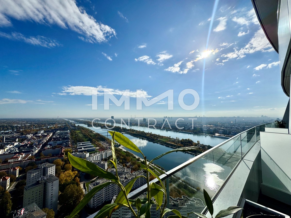 Modernstes Hochhaus Österreichs in Top-Lage an der Neuen Donau ? beeindruckender Ausblick inklusive!