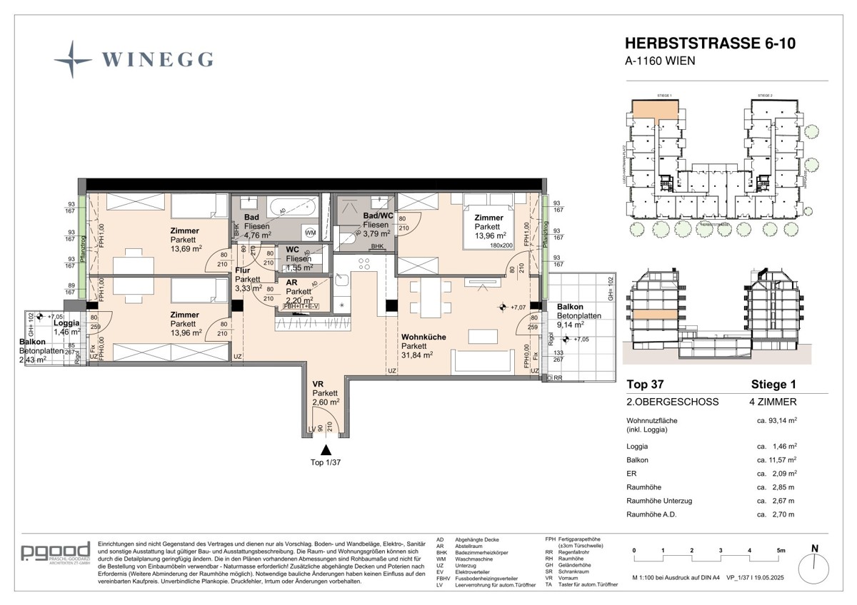 WOHNEN AM PARK - Urban & Grn -  3 Schlafzimmer, 2 Bder!  Perfekt fr Familien! /  / 1160 Wien / Bild 7