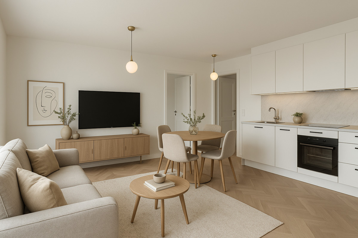 Provisionsfrei: Erstbezug und fertig - kompakte 3 Zimmer Wohnung  - Luxuriös im Grünen Wohnen /  / 1100 Wien, Favoriten / Bild 1