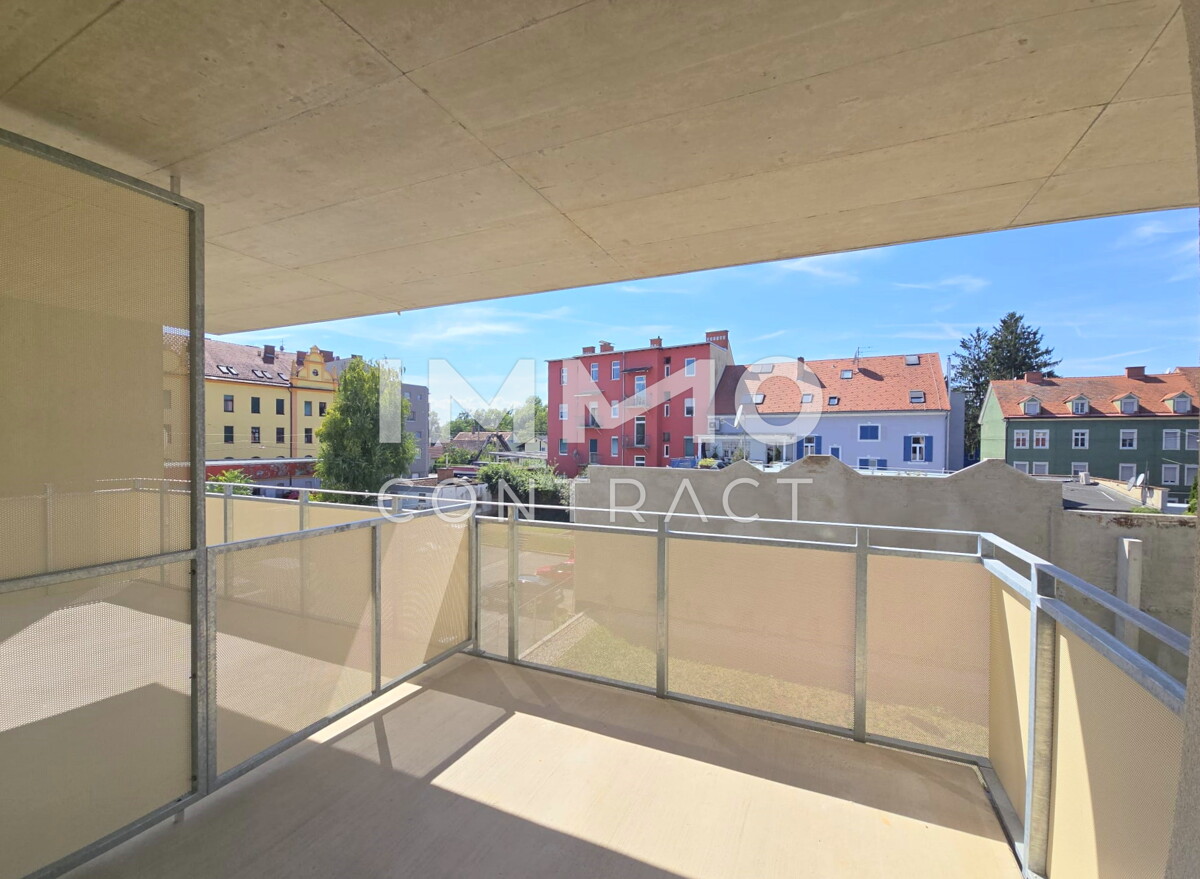 Erstbezug ab 01.10.2025: gefrderte 2 Zimmer Wohnung mit groem Balkon in ruhiger und zentraler Lage - Puchstrae 34 - Top 06 /  / 8020 Graz / Bild 2