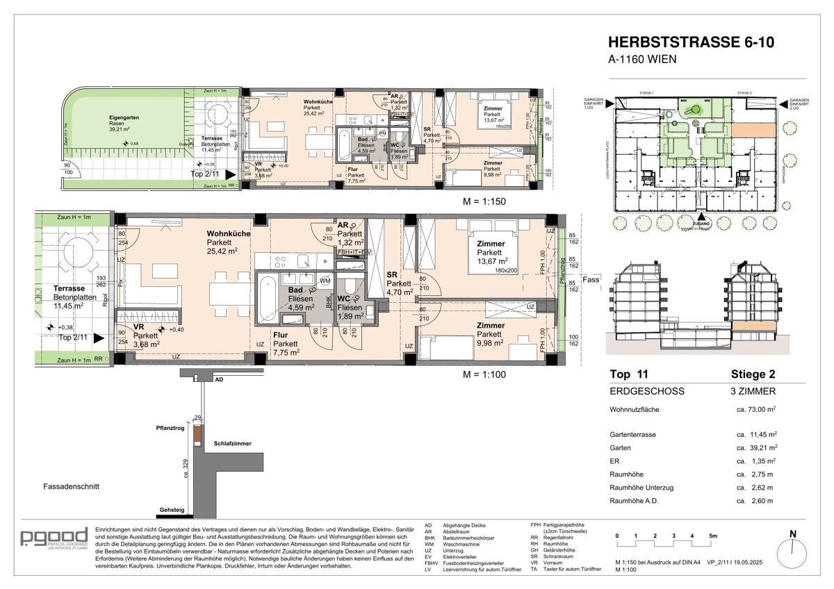 Preis jetzt sichern: Wohnglck neben der U6 - 3 Zimmer Gartenwohnung fr Genieer - NEU /  / 1160 Wien / Bild 1