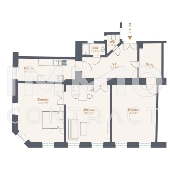 Anleger aufgepasst - vermietete Wohnung /  / 1120 Wien / Bild 1