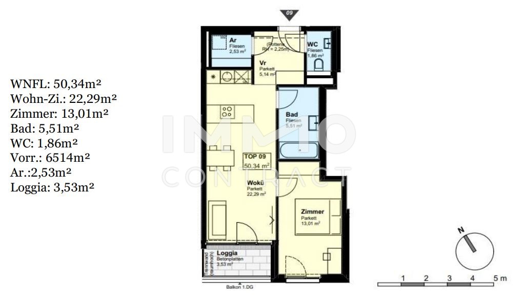 *Provisionsfrei* Neubauwohnungen beim Freizeitparadies "alte Donau" 2-3 Zimmer; Freiflchen; Garagenstellpltze /  / 1220 Wien / Bild 5