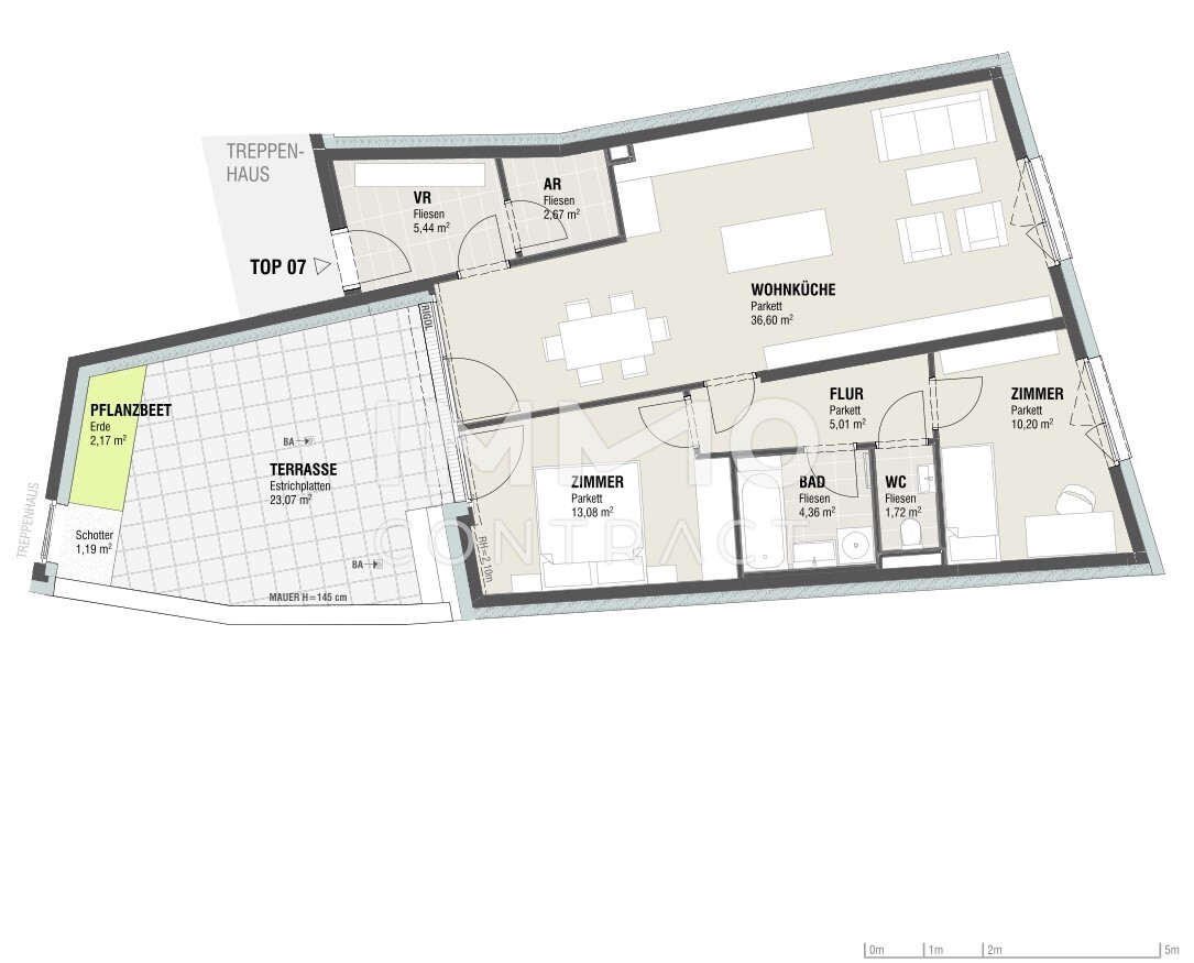 Erstbezug - Terrasse - Ruhe + inklusive Garagenstellplatz /  / 2122 Ulrichskirchen / Bild 2