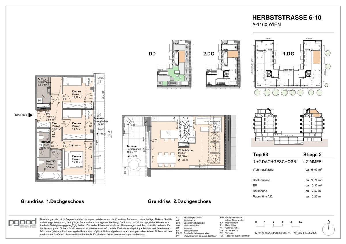 WOHNEN AM PARK - Urban & Grn: Dachgeschoss mit Ausblick /  / 1160 Wien / Bild 2