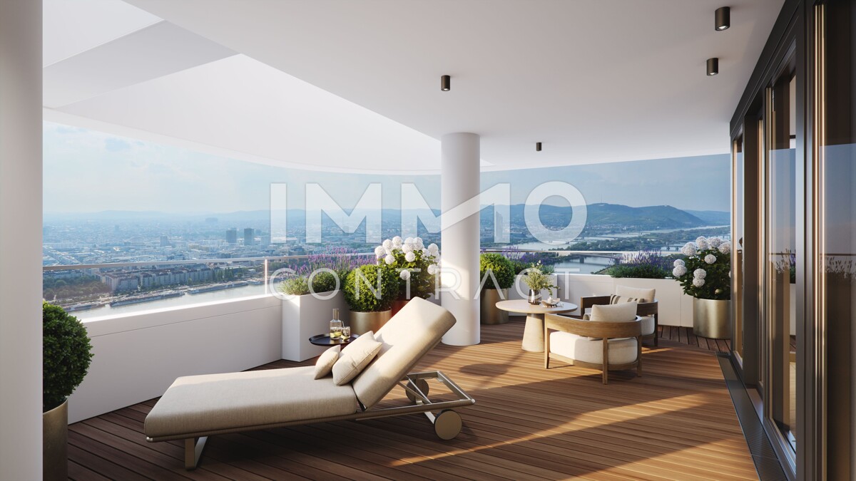 DANUBEFLATS: Penthouse im hchsten Wohnturm sterreichs mit Ausblick wohin das Auge reicht - NEW /  / 1220 Wien / Bild 8
