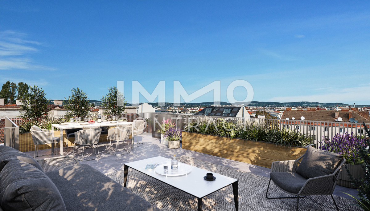Licht- und sonnendurchflutetes Penthouse mit 65 qm Dachterrasse (Neubau, Erstbezug) /  / 1160 Wien / Bild 3