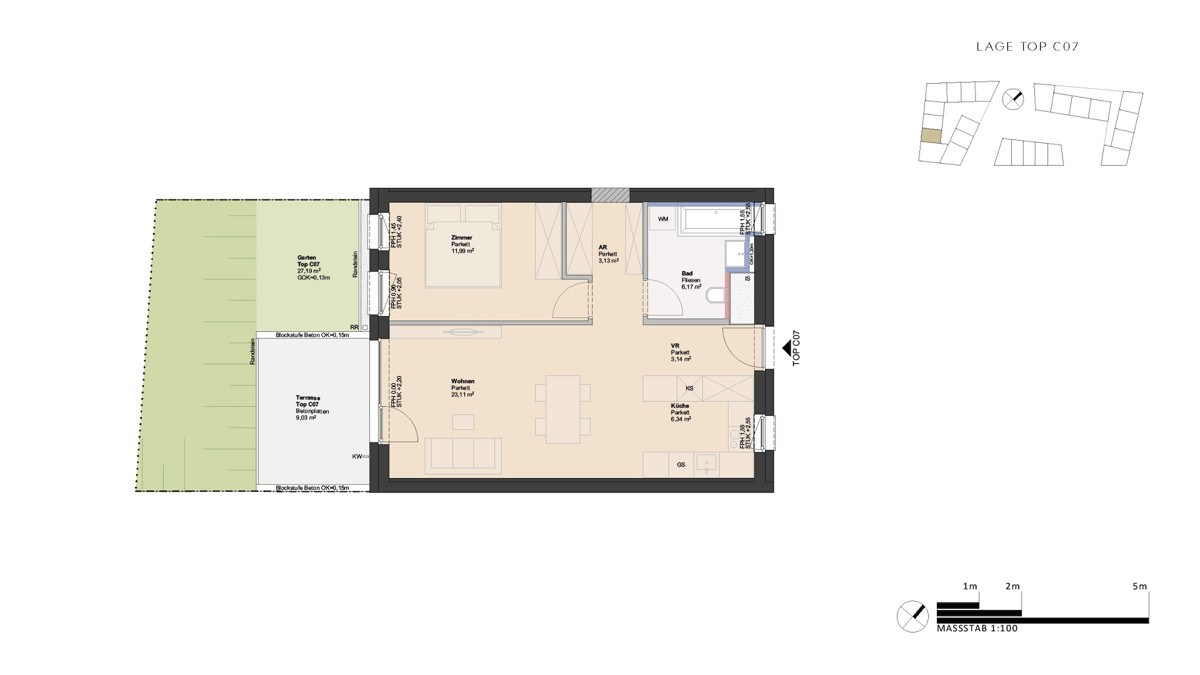 Entzckende 2-Zimmer Wohnung mit Garten - provisionsfrei! /  / 4030 Linz / Bild 1
