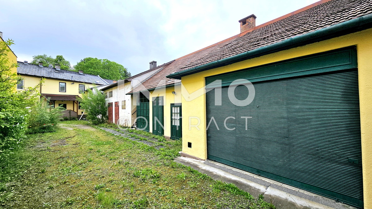 Wohn- und Geschftshaus mit vielen Mglichkeiten mit Innenhof und Garten im Zentrum von Pernitz