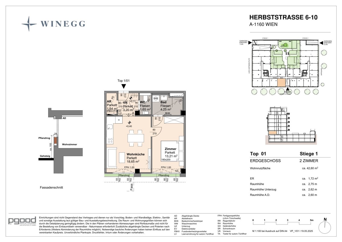 WOHNEN AM PARK - Urban & Grn - Gut durchdachte 2 Zimmer Wohnung! /  / 1160 Wien / Bild 5
