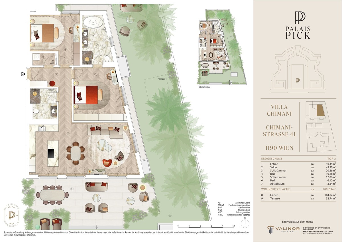 Gartenjuwe inkl. Pool: Luxuswohnung mit 180m2 privatem Grnparadies - wo architektonisches Erbe auf modernen Luxus trifft /  / 1190 Wien / Bild 1