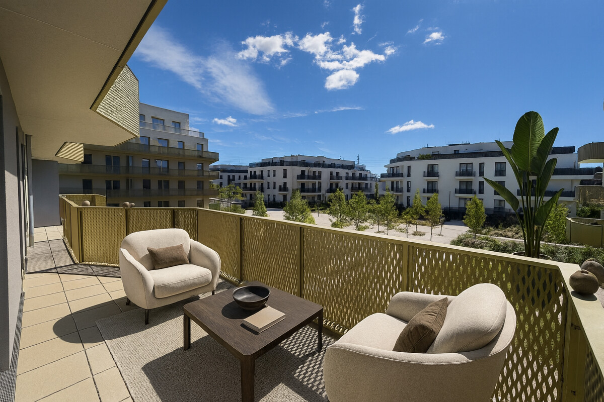 Hirschfeld: 4. Stock - Erstbezug und provisionsfrei mit mega Terrasse zum super Preis
