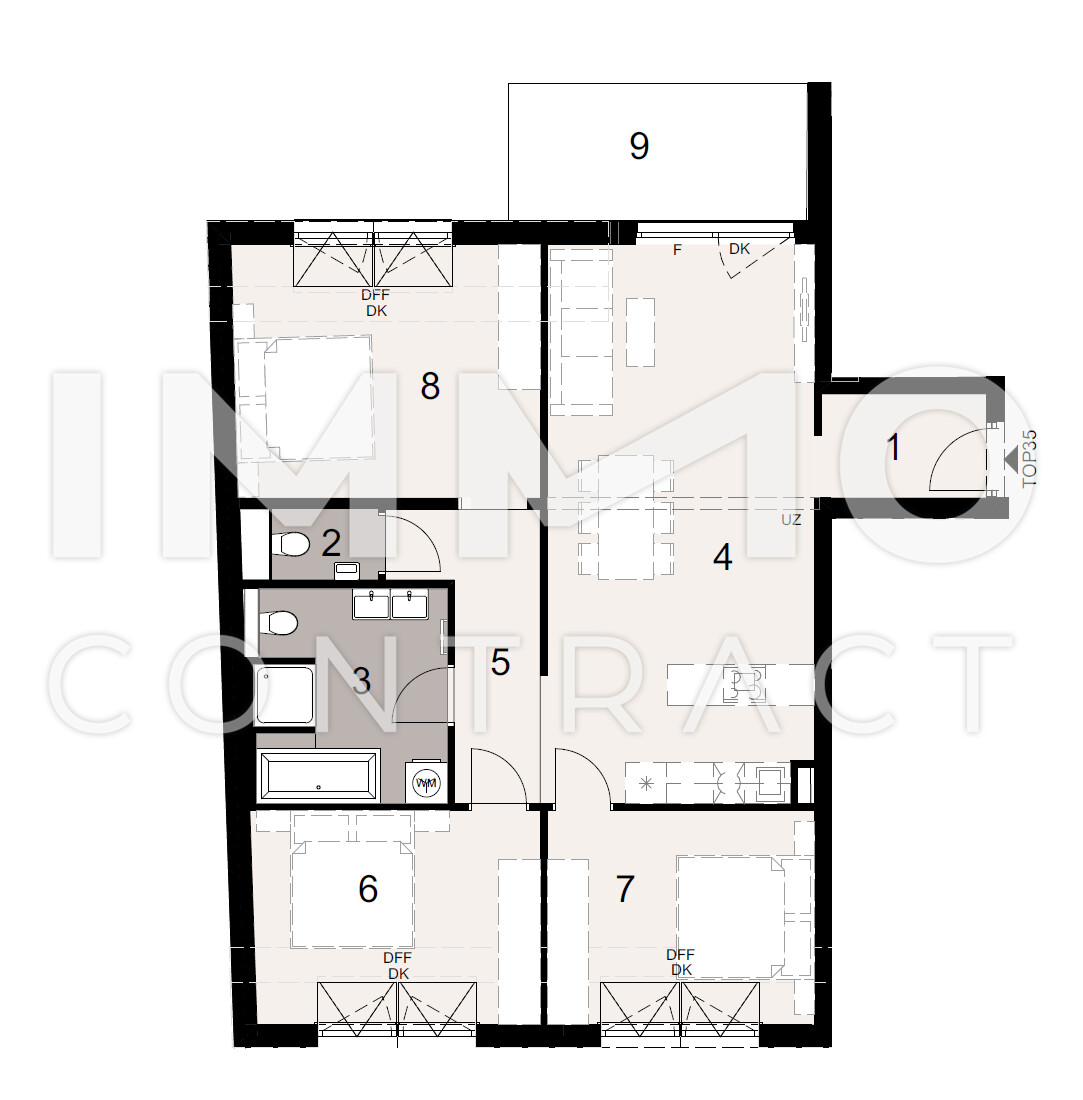 Familien aufgepasst: Reduzierte 4-Zimmer-Wohnung im 1. Dachgscho sichern /  / 1140 Wien / Bild 1