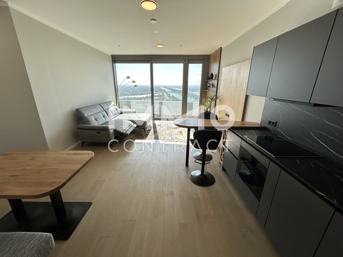 Mbliertes Apartment im 42. Stock mit Weitblick auf die Donau! Pool, Spa und Fitness inklusive! /  / 1220 Wien / Bild 8
