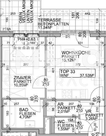 2 Zimmer Dachgeschoss inkl. neue K�che /  / 1210&nbsp;Wien / Bild 4