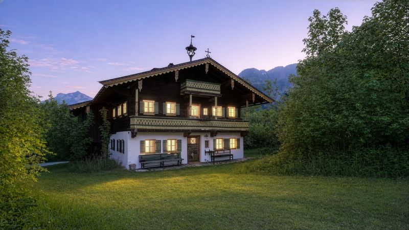 Historisches Bauernhaus in Grün-Ruhelage