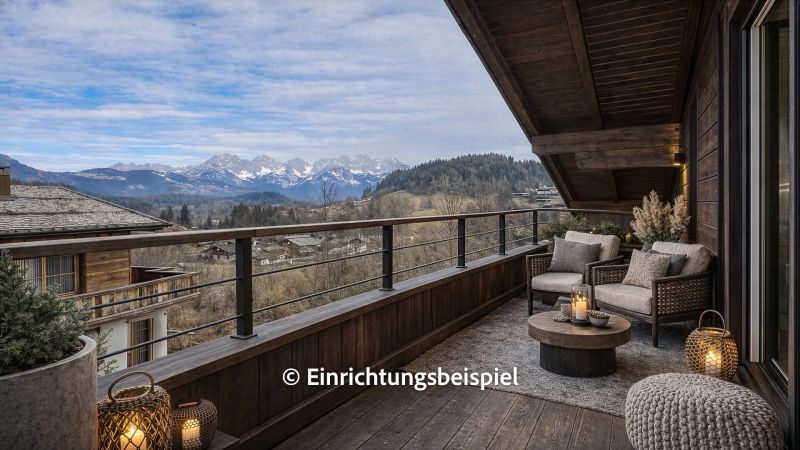 Dachgeschosswohnung an der Skipiste mit Kaiserblick /  / 6370&nbsp;Kitzb�hel / Bild 0
