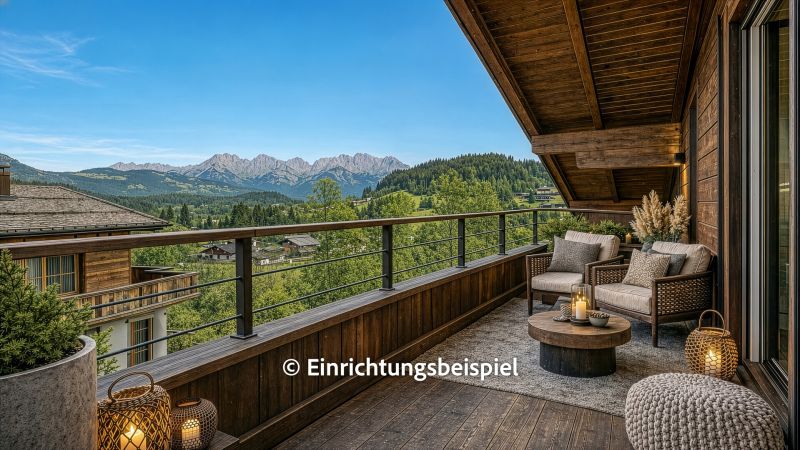 Dachgeschosswohnung an der Skipiste mit Kaiserblick / / 6370 Kitzbühel / Bild 0