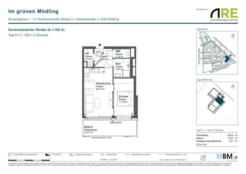 Ihr pers�nlicher Platz unter freiem Himmel -
Mit Balkon, Terrasse oder eigenem Garten. /  / 2340&nbsp;M�dling / Bild 9