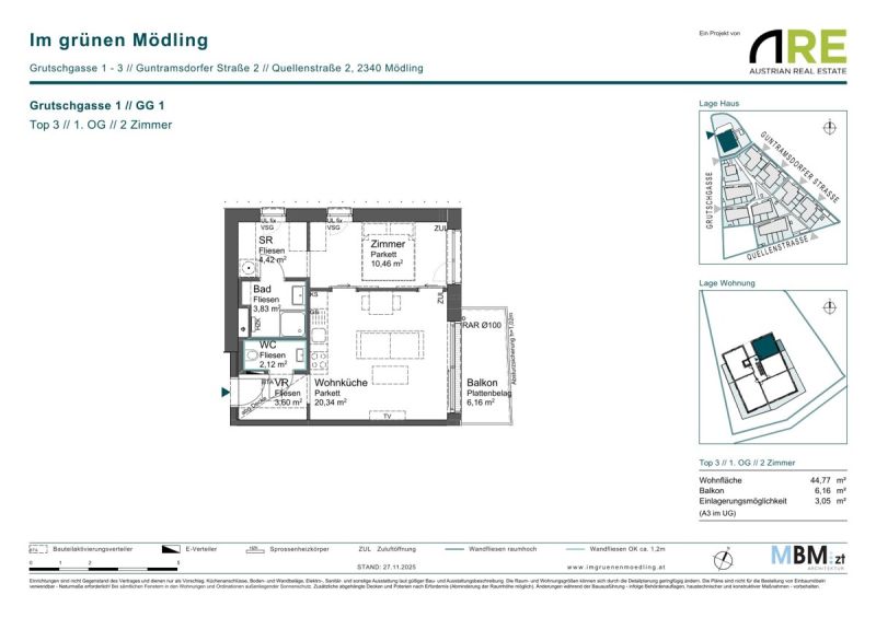 Wohnen direkt am Fliegenspitz -
Ihr Zuhause am besonderen Platz von Mödling!
provisionsfreie Vergabe / / 2340 Mödling / Bild 7