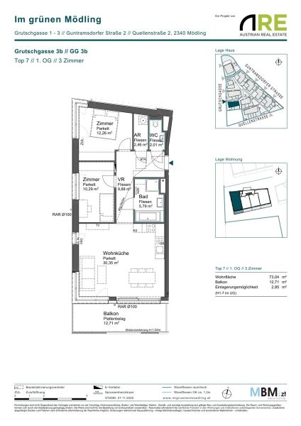 Ankommen. Zuhause sein. M�dling genie�en.
Provisionsfreie Vergabe! /  / 2340&nbsp;M�dling / Bild 9