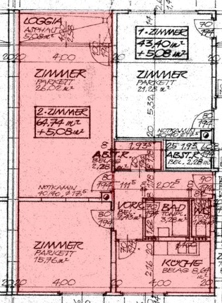 Praktisch aufgeteilte 2-Zimmer-Wohnung mit Loggia in ruhiger Lage von Sdstadt/Maria Enzersdorf /  / 2344 Maria Enzersdorf / Sdstadt / Bild 4