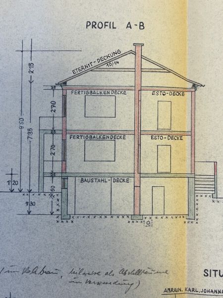 Zeitloses Einfamilienhaus (general-sanierungsbedürftig) auf großem Grundstück in schönem Wohngebiet / / 2500 Baden / Bild 6