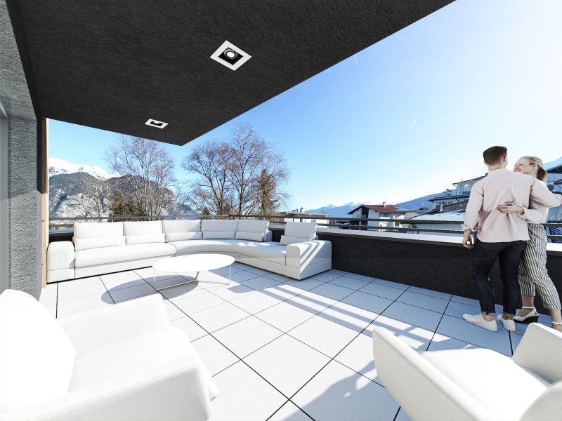 Moderne 3-Zimmer-Neubauwohnung mit gro�z�giger Terrasse in Oberperfuss zu kaufen! Provisionsfrei!