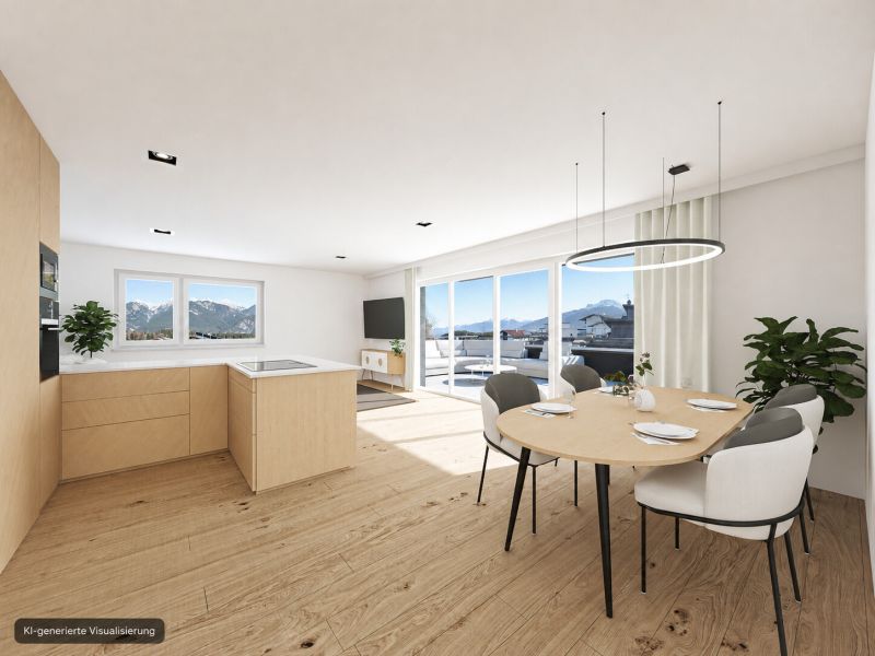 Provisionsfrei! Gro�z�gige 4-Zimmer-Neubauwohnung im Dachgeschoss mit Sonnenterrasse und Inntalblick /  / 6173&nbsp;Oberperfuss / Bild 2