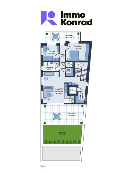 Altersgerechtes Wohnen mit Panoramablick in Neubauwohnung in Imst /  / 6460 Imst / Bild 8