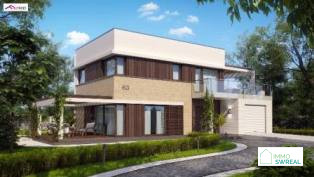 B 2483 Ebreichsdorf/Weigelsdorf - Top modernes Einfamilienhaus Schlsselfertig mit Garage!