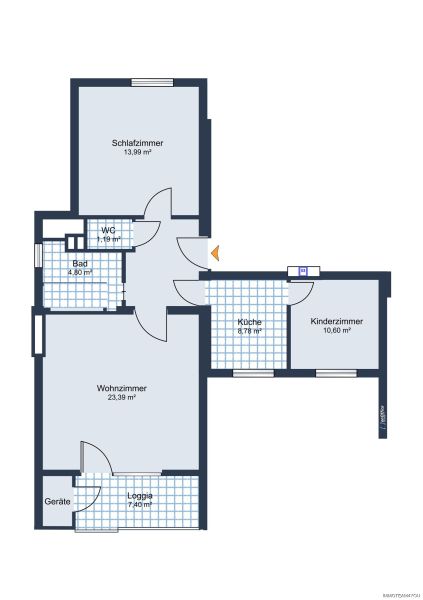 Urban Vibes & Chill-Oase: Dein neues Upgrade im Europahof! Top sanierte Style-Wohnung mit mega Energieausweis ? Einziehen und das Leben genie�en! /  / 4840&nbsp;V�cklabruck / Bild 9