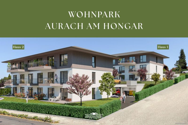 Wohnpark Aurach - N�he Attersee - Zweitwohnsitz m�glich. TG & Stellplatz inklusive. Ab ? 284.708,- Baustart bereits erfolgt.