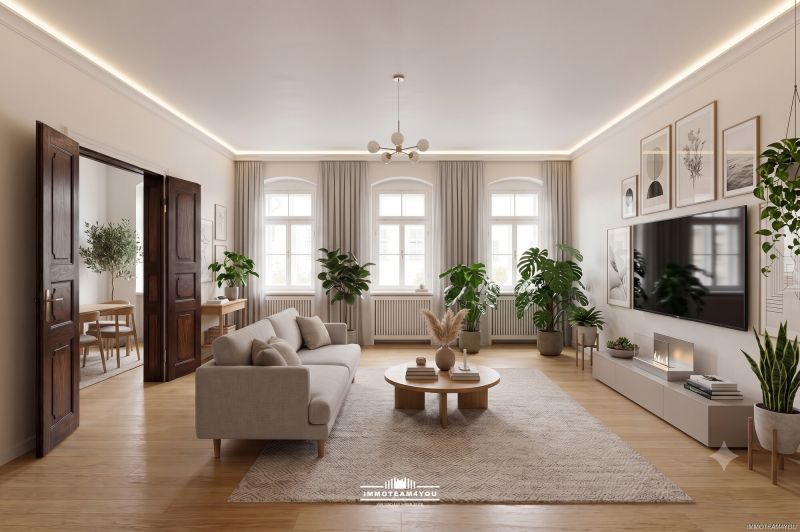 Wohnen im Zentrum mit Altbau-Charme. Raus aus der Masse. Auch als Büro nutzbar.<br />
Beeindruckenden Raumhöhen. Außergewöhnliche Eleganz