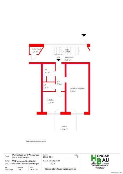 Wohnpark Aurach - N�he Attersee - Zweitwohnsitz m�glich. Top 1.04 Baustart bereits erfolgt. /  / 4861&nbsp;Aurach am Hongar / Bild 8