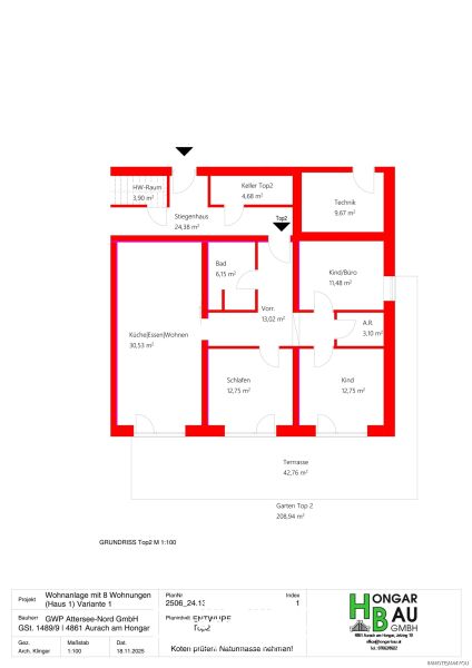 Wohnpark Aurach - N�he Attersee - Zweitwohnsitz m�glich. Top 1.02 Baustart bereits erfolgt. /  / 4861&nbsp;Aurach am Hongar / Bild 8