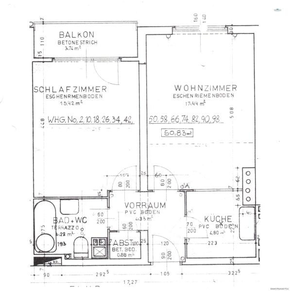 Perfekt f�r Singles oder Paare: Zentral gelegene 2-Zimmerwohnung /  / 4840&nbsp;V�cklabruck / Bild 9