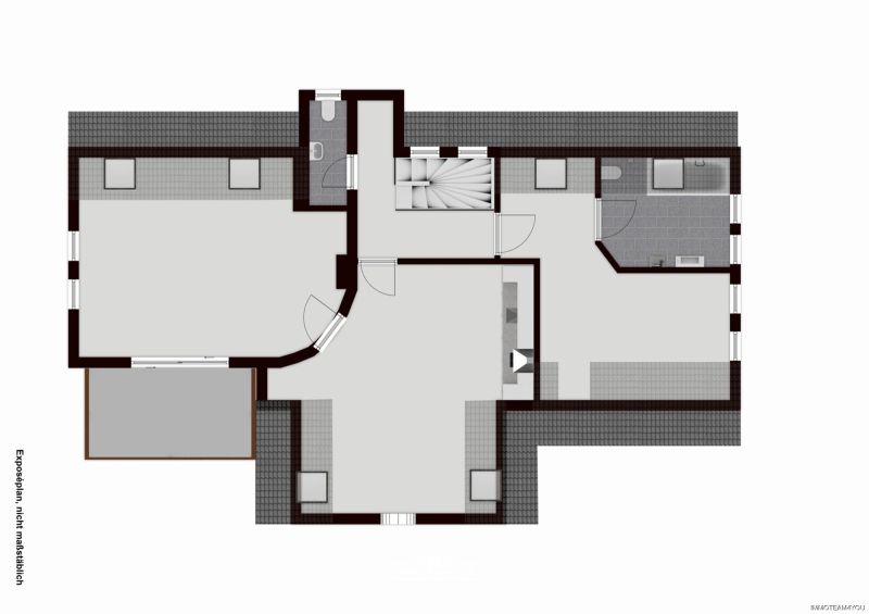 Ihre neu renovierte DG-Wohnung mit S�dwestbalkon /  / 5204&nbsp;Stra�walchen / Bild 3